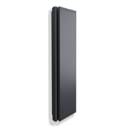 Icon 20 Anthracite grey 2000W Dual-Therm Radialight Vertical Electric Radiator ICO20111