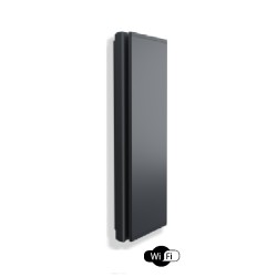 Icon 15 Anthracite grey 1500W WiFi Dual-Therm Radialight Vertical Electric Radiator ICO15112