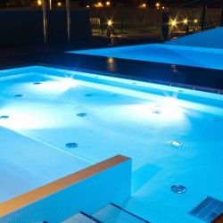 18W Led per piscina PAR56 VETRO Luce Fredda