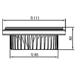 40 degrees spotlight AR111 LED 15W